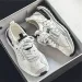 Men's Running New Mesh Breathable Clunky Shoes Fashionable Comfortable Casual Style Sports Thick Sole Trendy Grey Free_vogvips.com