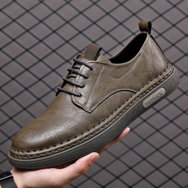 2023 Autumn New Breathable Trendy Sole Soft Casual Fleece Lined Leather Sneakers Cotton Shoes_vogvips.com