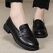 Small Leather Shoes Women's Flat Single Shoes Women's Shoes Large Size Women's Middle-aged Loafers_vogvips.com