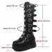Gothic Platform Knee High Boots Punk Black Sexy Motorcycles 2023 New Halloween Cosplay 2024 Atos Mujer Shoes For Women_vogvips.com