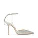 Senior Sense Gradient Full Glass Slipper Fairy High Heels Diamond Sandal Wedding Shoes_vogvips.com