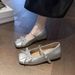 French Style Internal Height Increase 5CM Mary Jane For Women 2025 New Spring Summer Versatile Retro Non-Slip Bowknot_vogvips.com