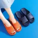 Summer Unisex Slippers Women Solid Color Eva Indoor Bath Thick Platform Men Anti Slip Soft Home Flip Flops Comfort Beach_vogvips.com