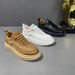 Autumn Genuine Leather White High-End Light Luxury Embossed Casual Thick Soled Board Men's Trendy Shoes_vogvips.com