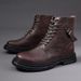 European Warm Series Martin Autumn Mid-Top British Thick-Soled Boots New Winter Men's Shoes_vogvips.com