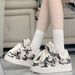 Men’s Shoes Destruction Style Bread Shoes Height Increase Wear Resistant Low Top Men's Shoes Casual Shoes Board Shoes Men And Women_vogvips.com