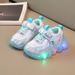 Girls' Light-Up Sneakers 2026 Spring New Children's Cartoon Soft Sole Non-Slip Princess For Toddlers And Kids Running_vogvips.com