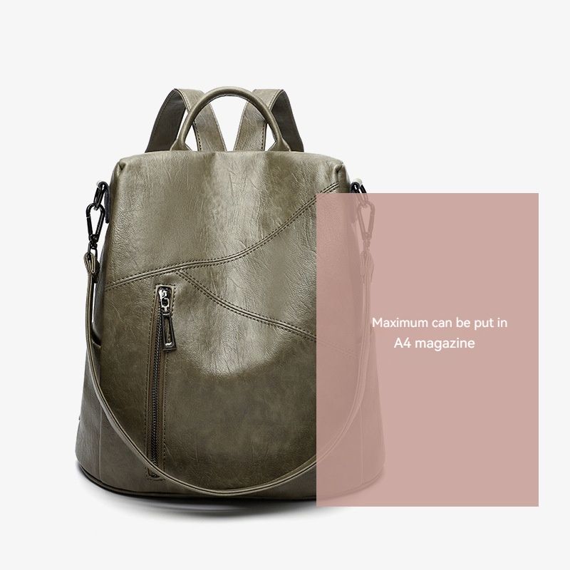 Fashionable Backpack for Women Simple and Easy to Wear, 2023 Autumn New Product Large Capacity Anti-theft Backpack Casual Travel Bag_vogvips.com