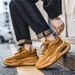 2024 Autumn New Ins Trend Men's Low-top Color-blocking Dad Thick-soled Height-increasing Casual Shoes_vogvips.com