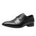 Men's Round Head Leather Men's Casual Single Shoes Front Lace-up Tooling Shoes Low Heel Casual Men's Shoes_vogvips.com