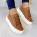 Women S Style Single Low Top Thick Soled Sneakers Casual Women Small White Shoes_vogvips.com