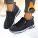 Slip-On Snow Boots Winter New Warm Cotton Shoes Women's Cross-Border Large Size_vogvips.com