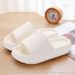Women's Thick Platform Cloud EVA Soft Sole Pillow Slides Summer Beach Flip Flops Women Non Slip Bathroom Home Slippers_vogvips.com