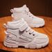 Boys' Cotton Shoes Autumn New Children's Fleece-Lined Martin For Older Kids Winter Snow Boots_vogvips.com