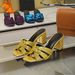 2025 New Red Chunky Rhinestone Slippers Square Toe Woven Strap Shiny Diamond Decorated High Heel Fashionable Versatile_vogvips.com
