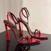 Black Rhinestone High Heels With Thin Heel, 2025 Spring New Patent Leather Sexy Open-Toe Cross-Strap Roman Sandals For_vogvips.com