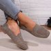 Women's New Large Size Round Toe Flat Shoes Women's Shallow Mouth Sports Style Casual Shoes_vogvips.com