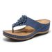 2025 New Sandals Women's Car Line Anti Slip Lightweight Herringbone Clamp Foot Slope Heel Cool Slippers Shoes Star_vogvips.com