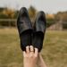 Women’s Shoes Super Soft And Comfortable Washed Cowhide Thick Heel Women's Shoes Spring New Literary Style Round Toe Mid Heel Witch Shoes_vogvips.com