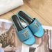 2024 Summer New Flat Rhinestone One-Word Sandals Letter Non-Slip Casual Outdoor Classic Beach Slippers For Women_vogvips.com