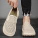 Men's Breathable Mesh On Loafers Lightweight Thick Non Slip Rubber Sole Casual Walking Shoes For Driving Daily Outdoor_vogvips.com