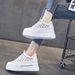 Inner Height-increasing Women's Shoes, Mesh Shoes, Platform Muffins, Shoes With Skirts, Casual Sneakers_vogvips.com