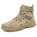 Extra Large Size Martin Boots For Men, Autumn High-top Shoes, Workwear Hiking Mid-top Men's Yellow Boots, British Style_vogvips.com