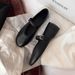 Grape Mom's New Spring Collection Features Round-toe, Simple Style, One-strap Buckle, Leather, Soft Sole, Shallow Mary_vogvips.com