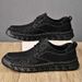 Italian Summer New Men's Casual Soft Sole Dad Pure Handmade Leather Shoes_vogvips.com