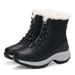 Autumn Cross-Border Boots Fleece-Lined And Thickened, Korean Style, Versatile Student Snow Boots, Mid-Calf Cotton Shoes_vogvips.com