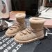 2025 Winter New Fashion Versatile Warm Shoes With Fleece Lining, Lace-up Thickened Short Cotton Boots, Snow Boots For_vogvips.com