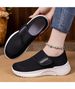 Shoes Women's Shoes Casual Mom Shoes Velcro Soft Sole Not Tired Foot Walking Shoes_vogvips.com