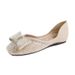 French Flat Bottomed Versatile Casual For Women In 2025, New Small Fragrance Autumn Style Scoop Bean Shoes, Women's_vogvips.com