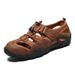 2025 Men's New Hollow Sandals Comfortable And Breathable Casual Summer Outdoor Beach Water Shoes_vogvips.com