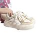 2026 Popular White Hong Kong Style Ins Women's Shoes, Thick-soled Spring Versatile New Sneakers, Casual Shoes For_vogvips.com
