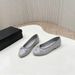 High-Quality 2026 Style New-Inspired Ballet Flats, Low-Cut, Color-Blocked, Genuine Leather, With Bow, Women's Shoes_vogvips.com