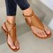 Summer Women Flats Slippers Pu Leather Flip Flops Belt Buckle Female Shoes New Rome Fashion S Sandals_vogvips.com