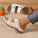 Breathable Thick Bottom Slope Heel Fish Mouth Cool Slippers For Women 2025 New Style Belt Buckle Large Size Outerwear_vogvips.com