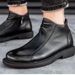 European Warm Series Men's Martin Genuine Cowhide High Top Breathable Casual Single Layer Leather Shoes Fashion Boots_vogvips.com