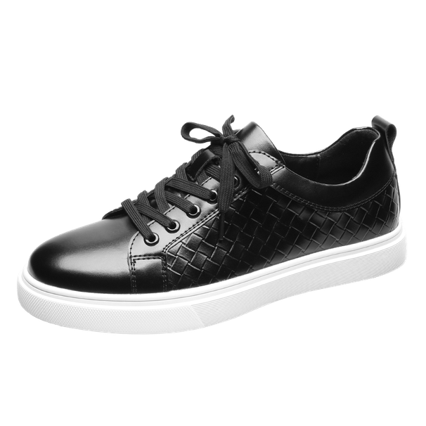 Casual Men's Leather Shoes New Comfortable And Trendy Styles Outdoor Fashion Party Daily Leisure Youth Black Board Shoes_vogvips.com