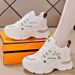 Mesh Breathable Heightening Women's Single Shoes Thick-soled Women's Sports Shoes Soft-soled Non-slip Dad Shoes_vogvips.com