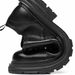 ShoeVault Cowhide Large Size Round Toe Derby Leather Black Business Casual Formal Wedding Groom Men's Shoes_vogvips.com