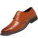Men’s Shoes casual brogue single shoes lace up men's shoes _vogvips.com