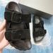 2024 Spring/Summer New Paris Niche Design Belt Buckle Slippers For Women Outdoor Thick Sole Open Toe Sandals_vogvips.com