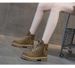 Frosted Leather Leather Martin Boots Women's Retro Locomotive Short Tooling Boots British Versatile Women's Boots_vogvips.com