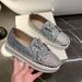 Women's Glitter Loafers With Bowknot - Flat Slip-On Casual Shoes For All Seasons, Comfortable & Stylish_vogvips.com
