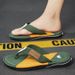 Men's Flip-Flops Summer New Waterproof Non-Slip Sandals Casual And Comfortable Color Matching Slippers For Men_vogvips.com