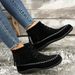 Women Ankle Boots Autumn Winter Short Boots Plus Size Tassel Lace Up For Women Western Cowboy Suede Short Tube Flat C Helsea Boots_vogvips.com