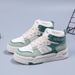 Thick Soled Velvet High Top For Winter, Children's New Trendy Women's, Warm And Thick, Versatile Casual Board_vogvips.com