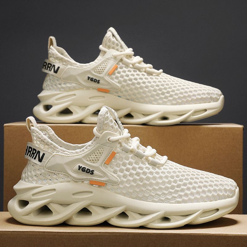 2025 New Summer Breathable Non-Slip Wear-Resistant Running Sports Men's Thin Mesh Shoes_vogvips.com